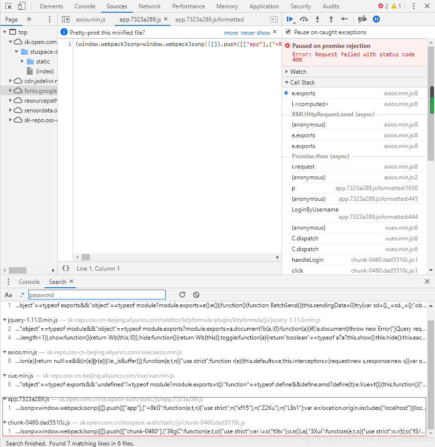 js_F12调试器用法和搜索定位法_f12调试js,怎样搜索一个变量完全等于所给的字符串,而不是包含字符串-CSDN博客