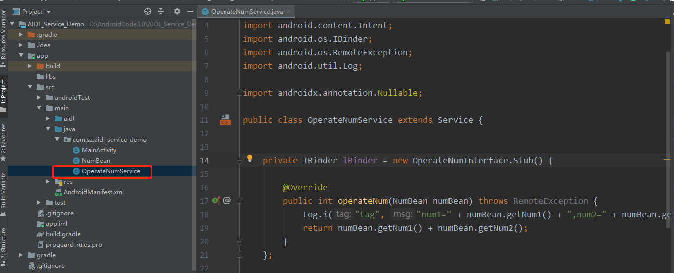 AndroidStudio AIDL 详细步骤_android studio aidlCSDN博客