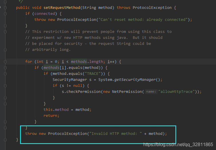 java.net.ProtocolException: Invalid HTTP method: PATCH-CSDN博客