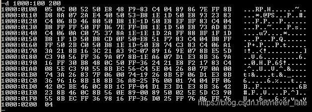 Debug命令详解_debug工具中的各命令作用-CSDN博客