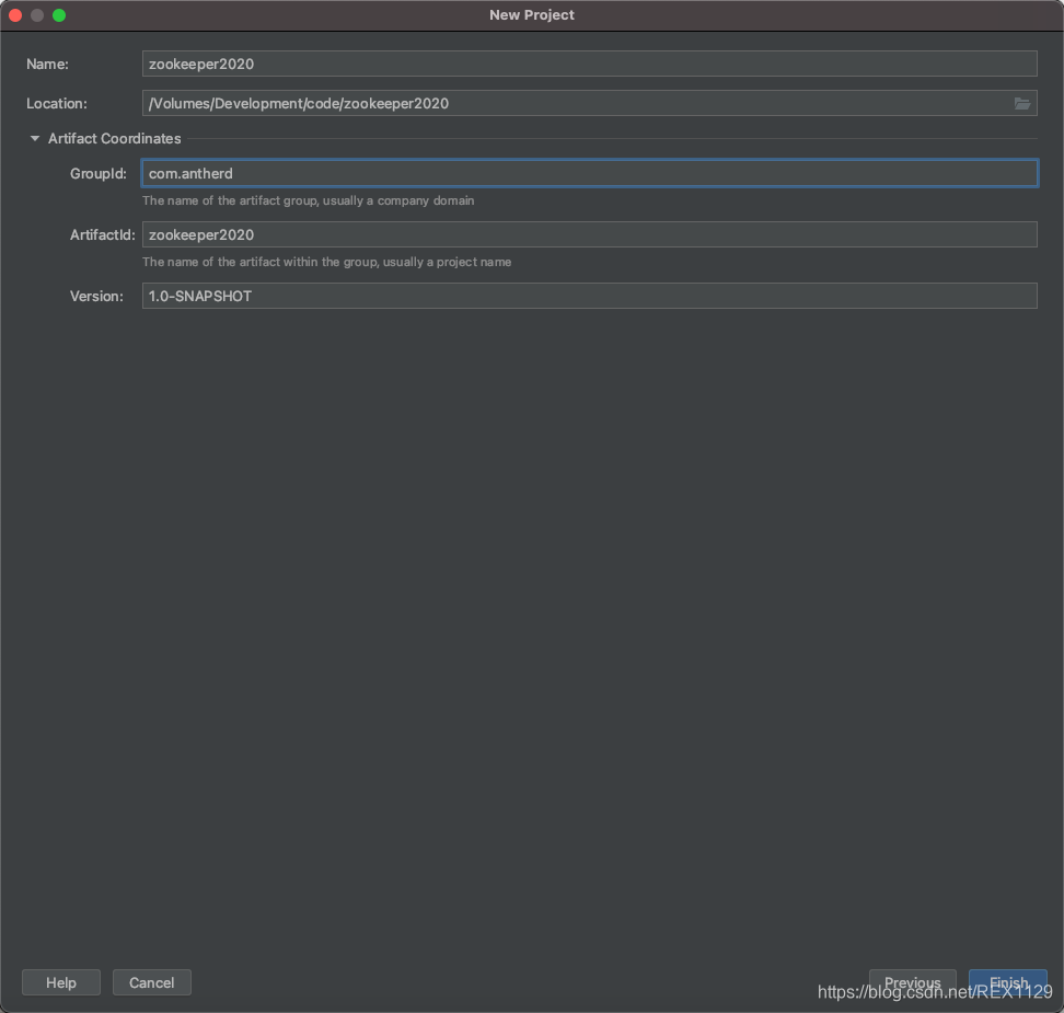 搭建zookeeper2020项目