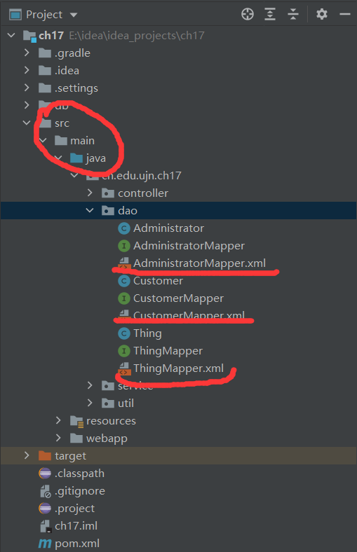 intellij Idea in maven project target directory does not exist mapper ...