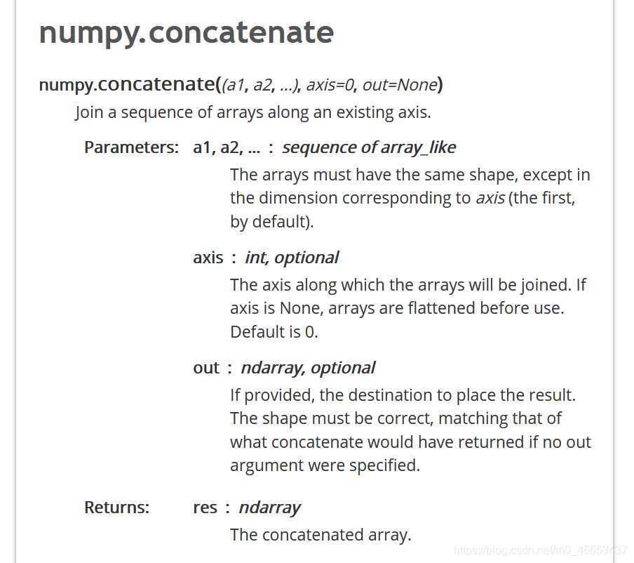 numpy.concatenate()函数的使用-CSDN博客