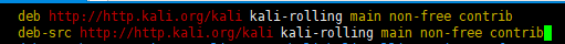 Kali Linux配置apt-get 源为官方源