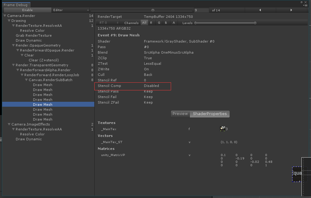 Unity ShaderLab Stencil Comp 枚举的对应数值-CSDN博客
