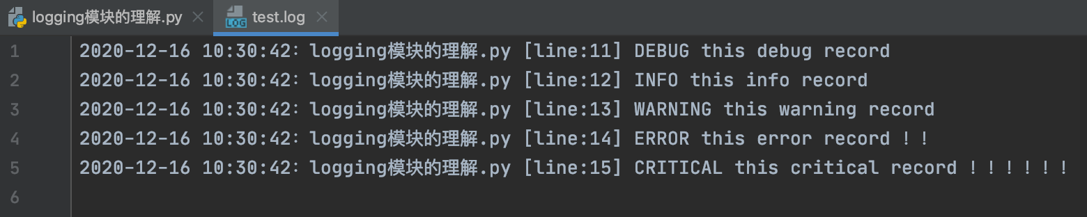 Python中logging模块的基本使用（日志模块）_python logging 全局使用-CSDN博客