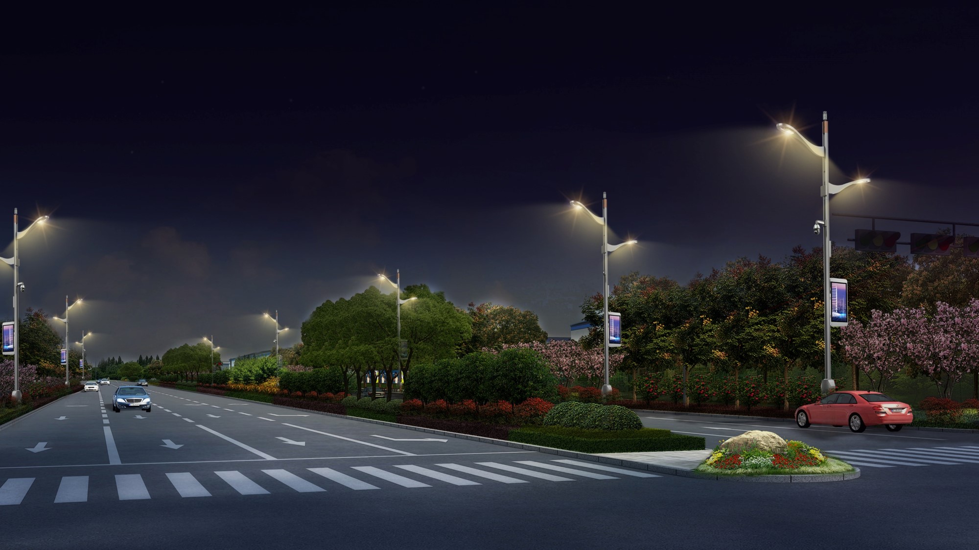 基于道路智慧路灯的城市新建道路,应该如何对智慧灯杆进行规划设计呢?