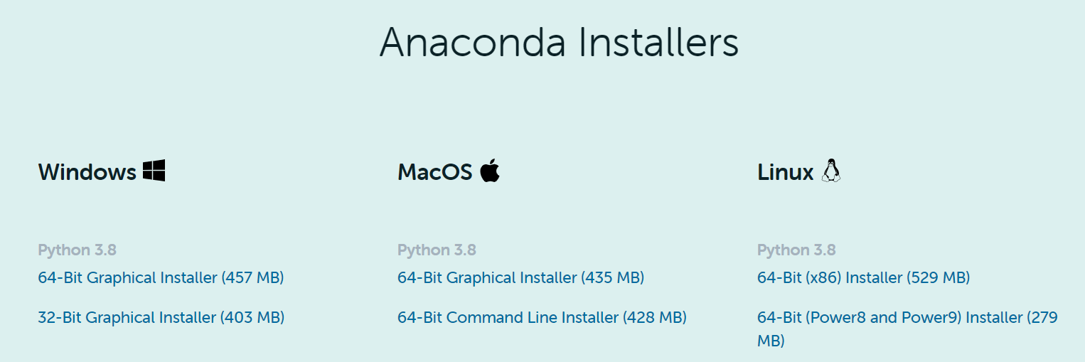 anaconda pycharm windows