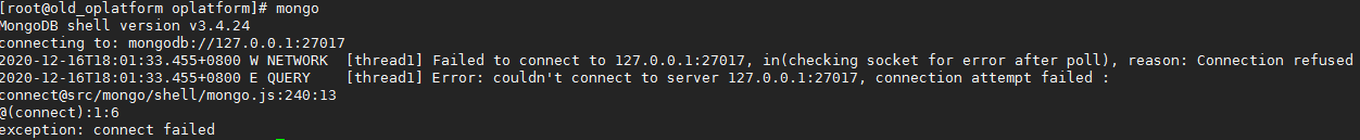 linux/centos单独安装mysql、mongodb客户端