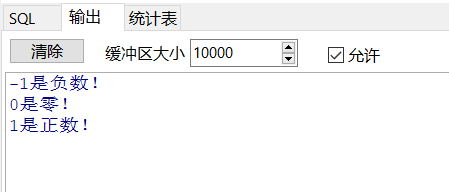 声明一个整型变量Num，使用IF语句判断Num变量是正数、负数或0。