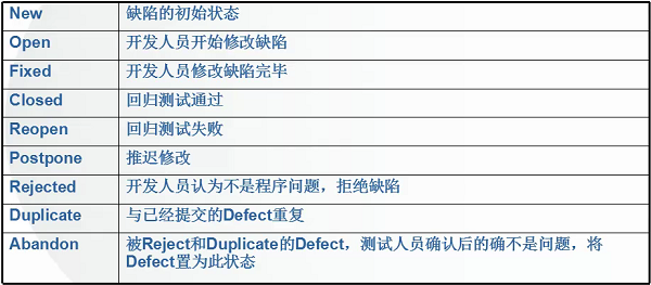 软件生命周期 / 缺陷