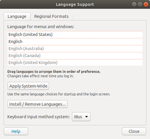 ubuntu18.04桌面版 英文 如何设置中文输入法 图文并茂,亲测有效