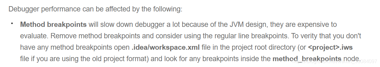 Method breakpoints