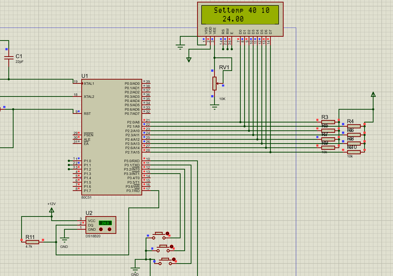ds18b20160251单片机