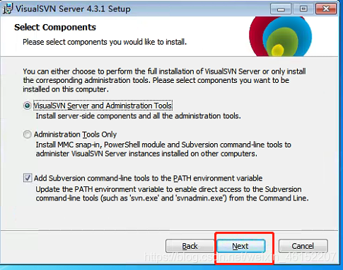 WIN7系统安装VisualSVN Server_visualsvn server 历史版本安装 支持win7-CSDN博客