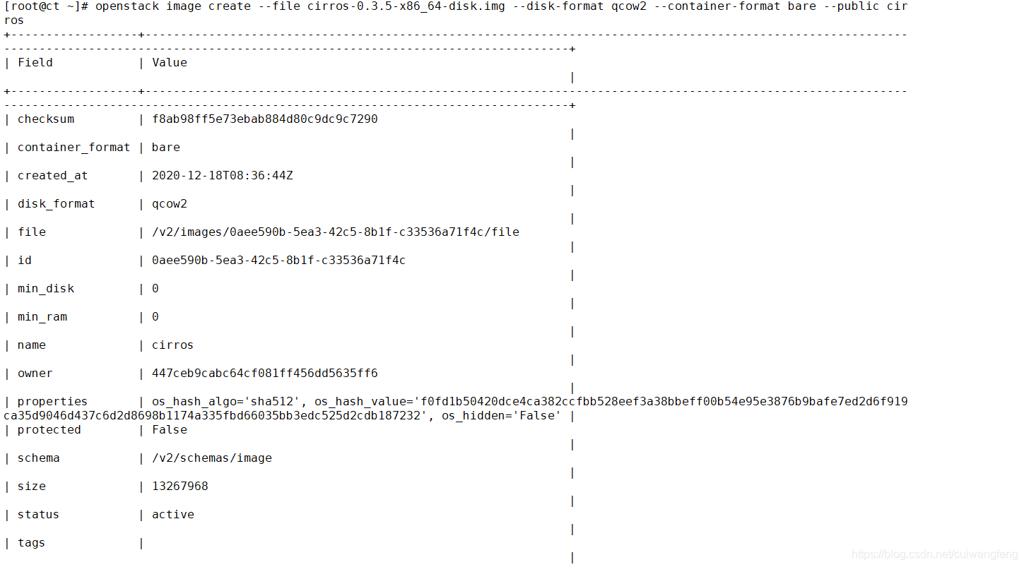 openstack中glance上传镜像报错HTTP 500 Internal Server Error