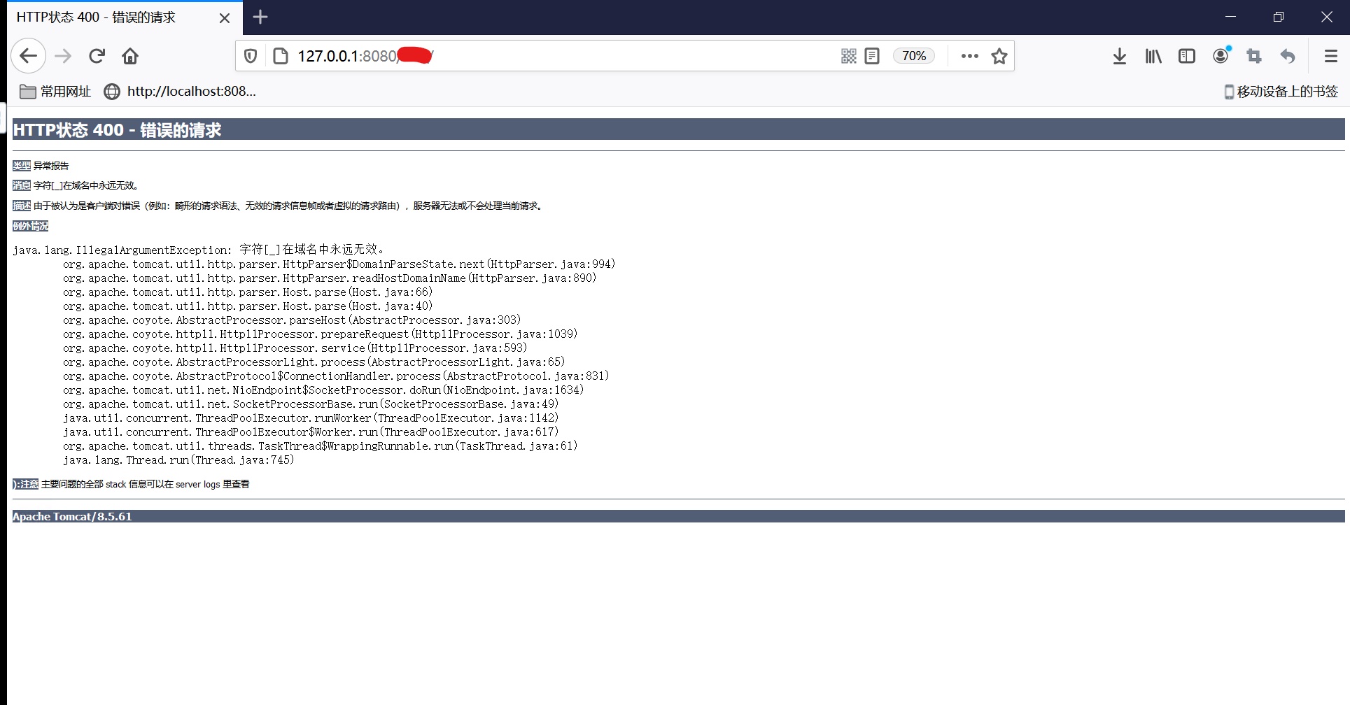 nginxjava.lang.IllegalArgumentException 字符[_]在域名中永远无效。_nginx tomcat