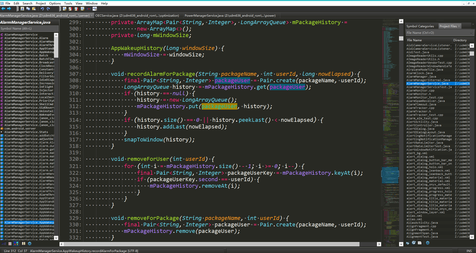Source Insight 4.0, solarized-dark color theme display - Programmer Sought