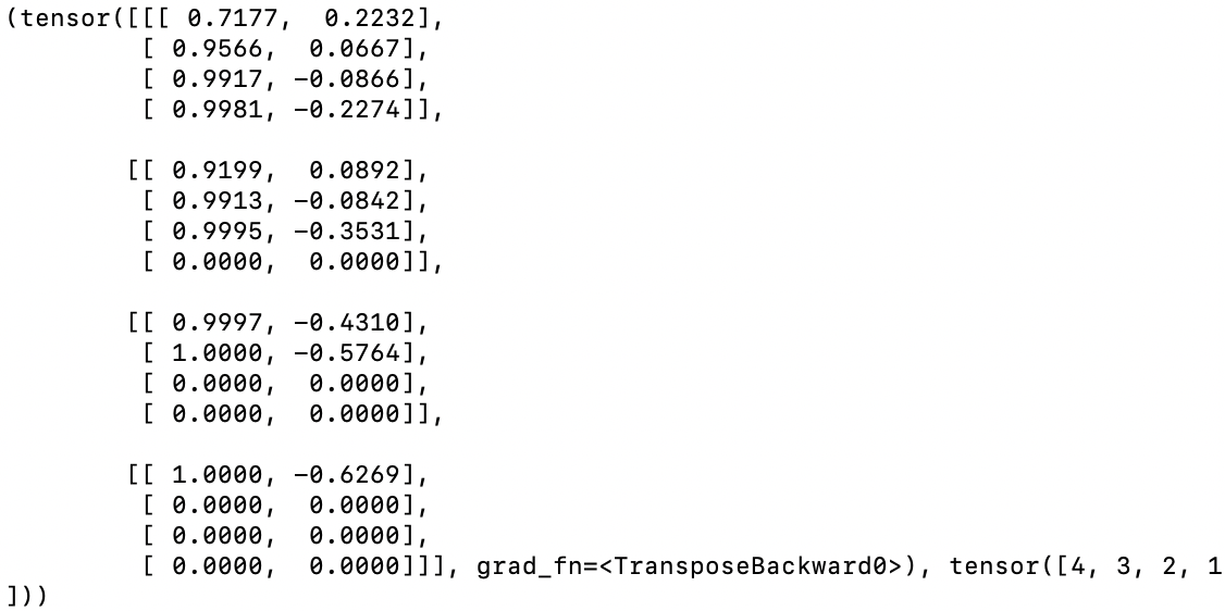 pack_padded_sequence and pad_packed_sequence