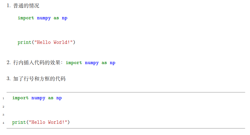 Ingrese el código Python en Latex: personalice el estilo de código de ...