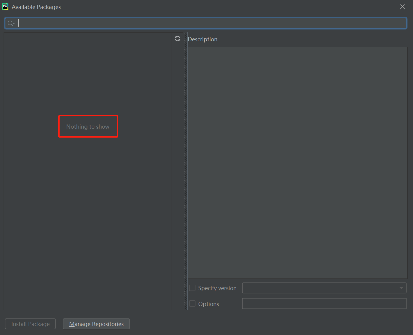 pycharm-available-packages-nothing-to-show-pycharm-interpreter