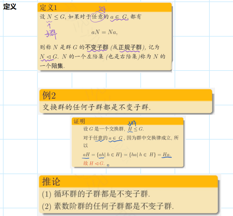 7 不变子群和商群 Zzz的博客 Csdn博客 不变子群