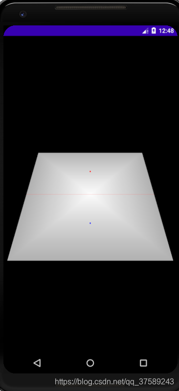 OpenGL ES中的透视投影矩阵问题。