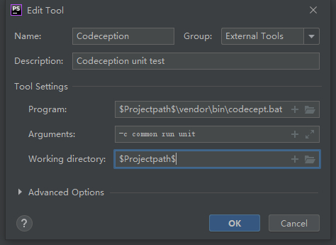 Add Codeception to the PHPStorm menu - Programmer Sought