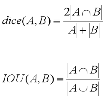 The difference and connection between Dice coefficient and IOU ...