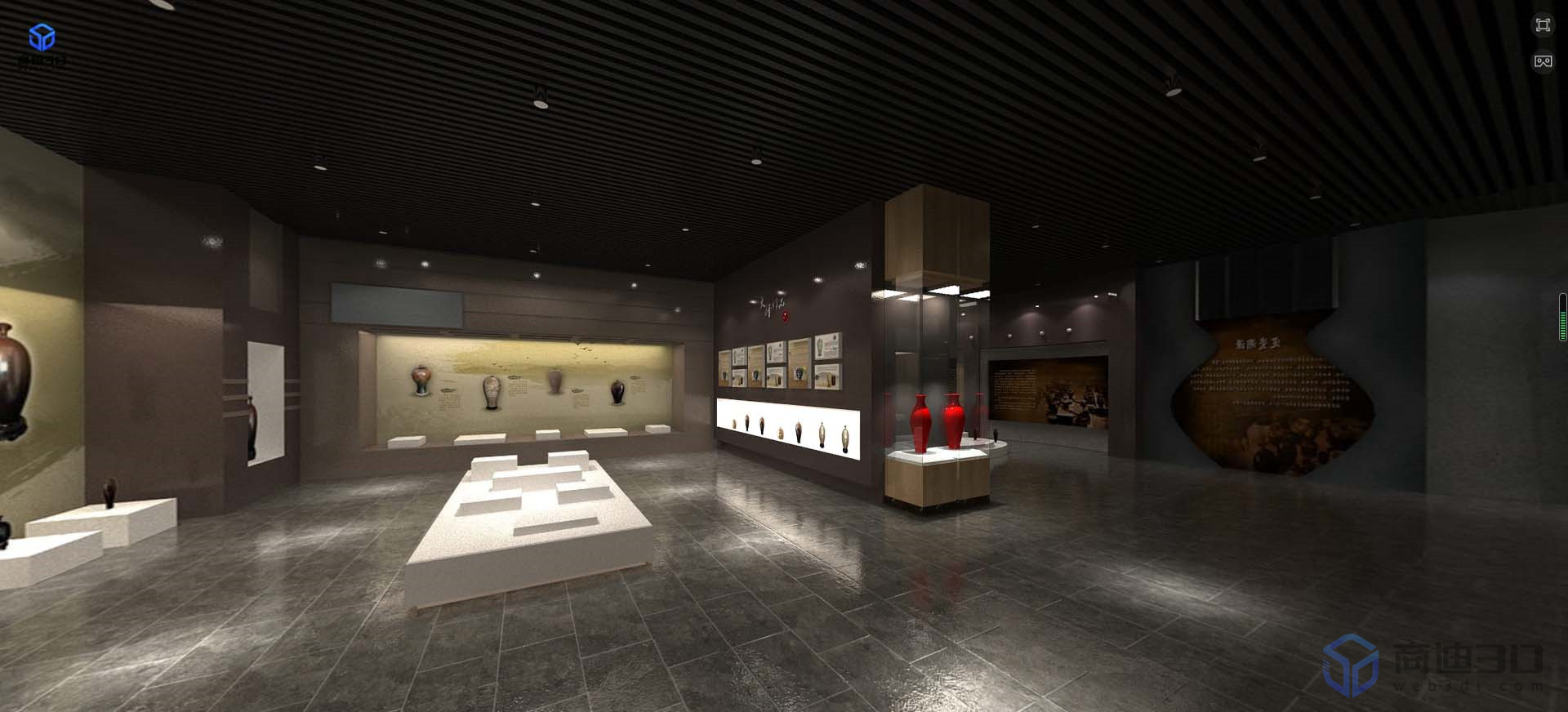 3d博物馆虚拟纪念馆数字博览厅的另类展现方式