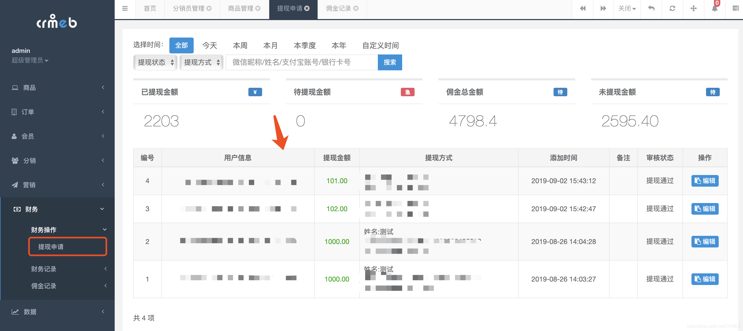 CRMEB v3.1分销设计思路