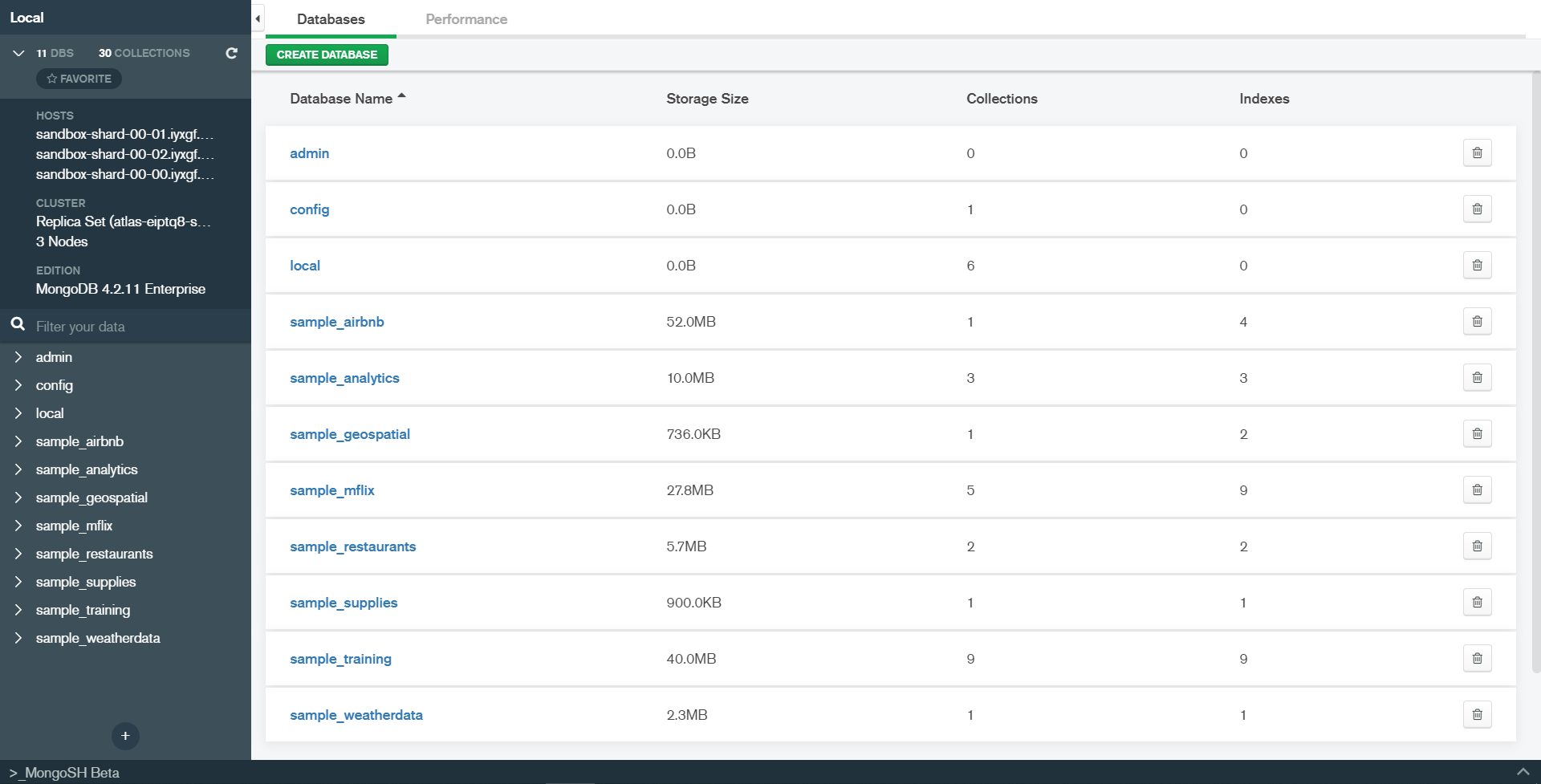 使用Compass连接MongoDB Atlas