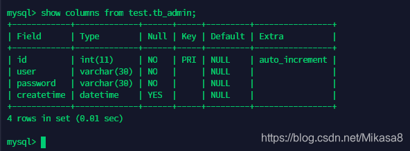 MySQL数据表操作详解_Mikasa8的博客-CSDN博客