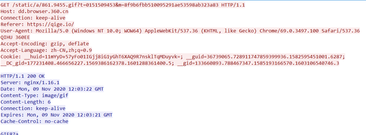 Wireshark抓包数据分析