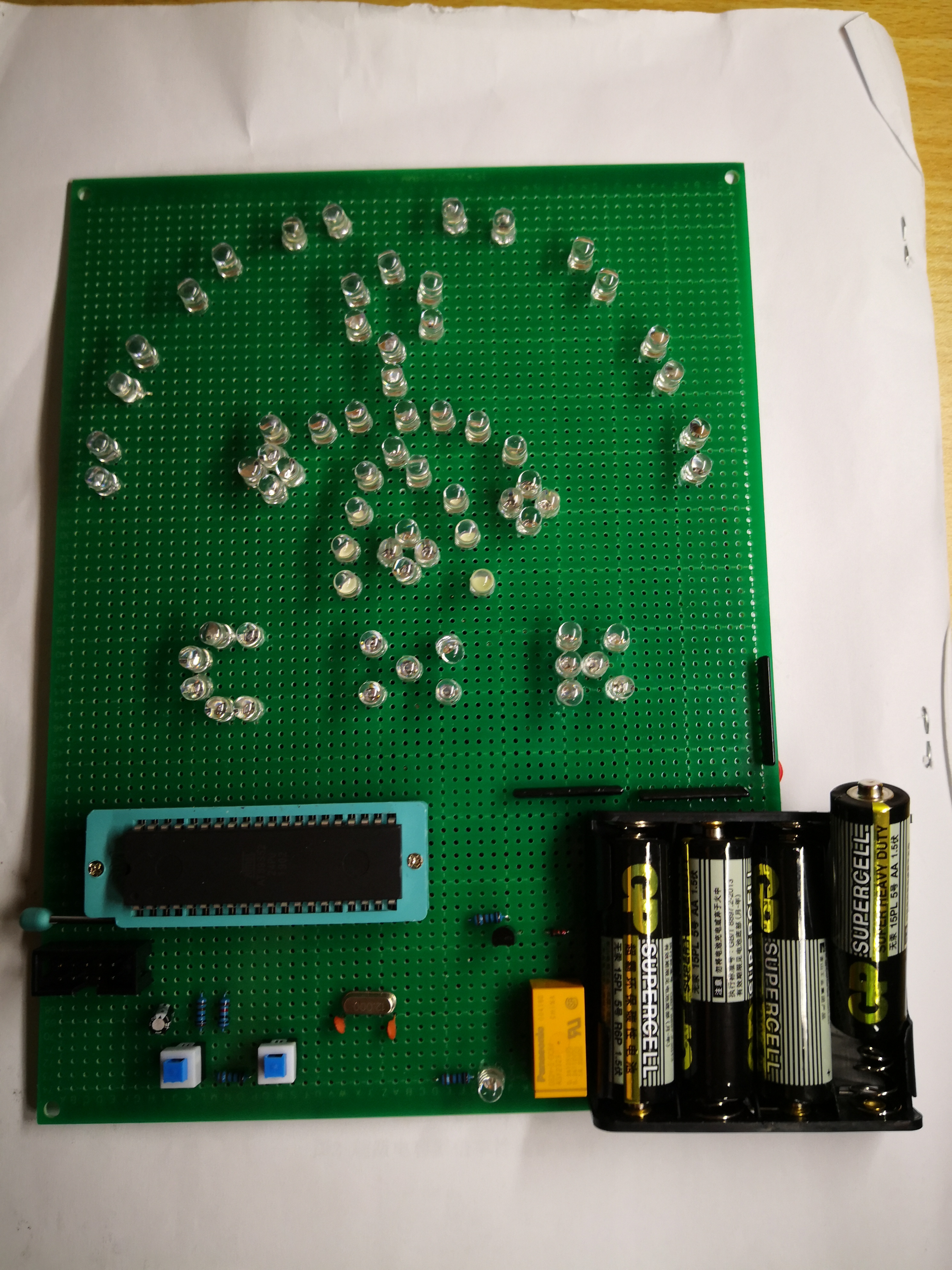 at89c52流水灯外部中断int0定时器汇编语言