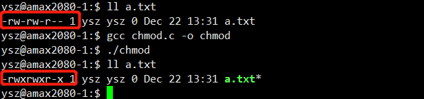 chmod