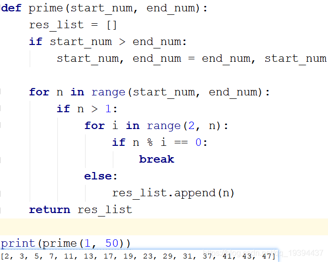 Python 每日一题 打印区间内所有的素数 Oblning的博客 Csdn博客 Python 每日一题 打印区间内所有的素数 Oblning的博客 Csdn博客