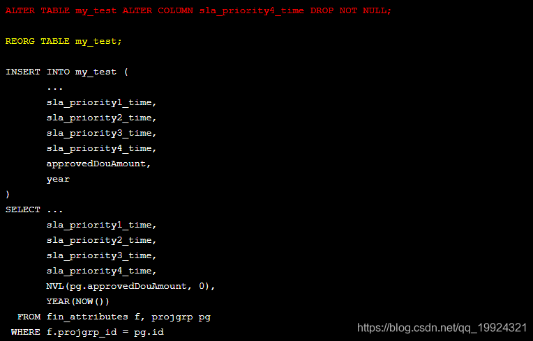 DB2数据库中Runstats、Export、Import、Load、Reorg和Comment的用法