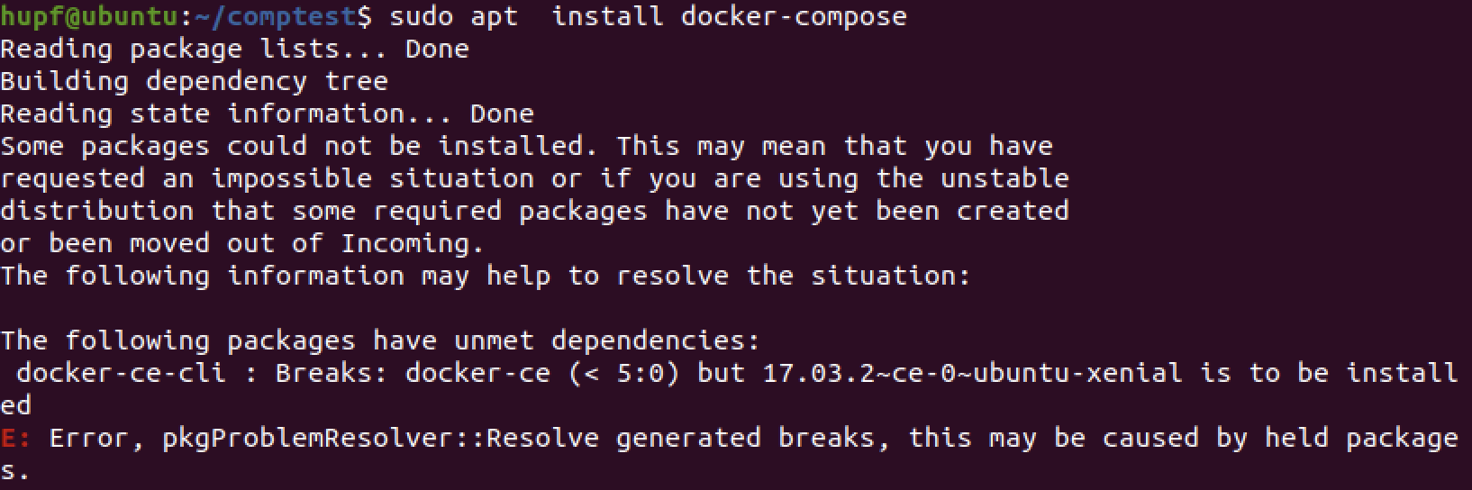 Docker 实践中遇到的问题_aptcache madison dockerceCSDN博客