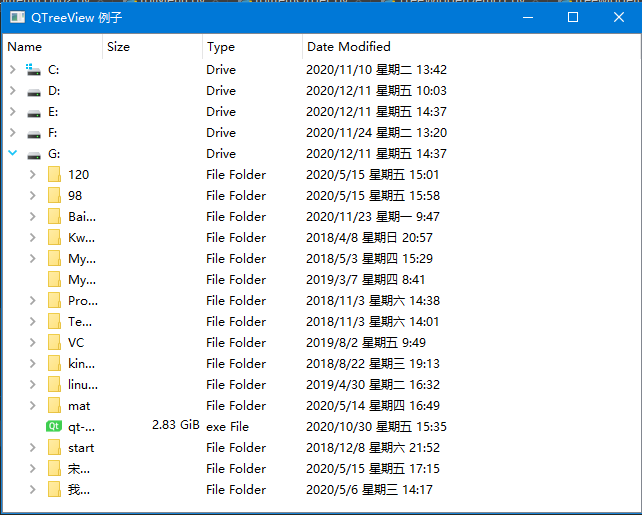 PyQt5 QTreeView树图_pyqt5 treeview-CSDN博客
