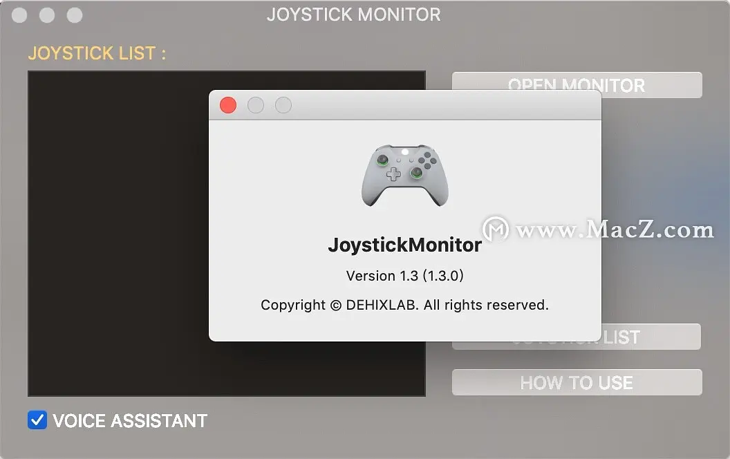 Joystick Monitor For Mac 游戏杆监控软件 懂代码