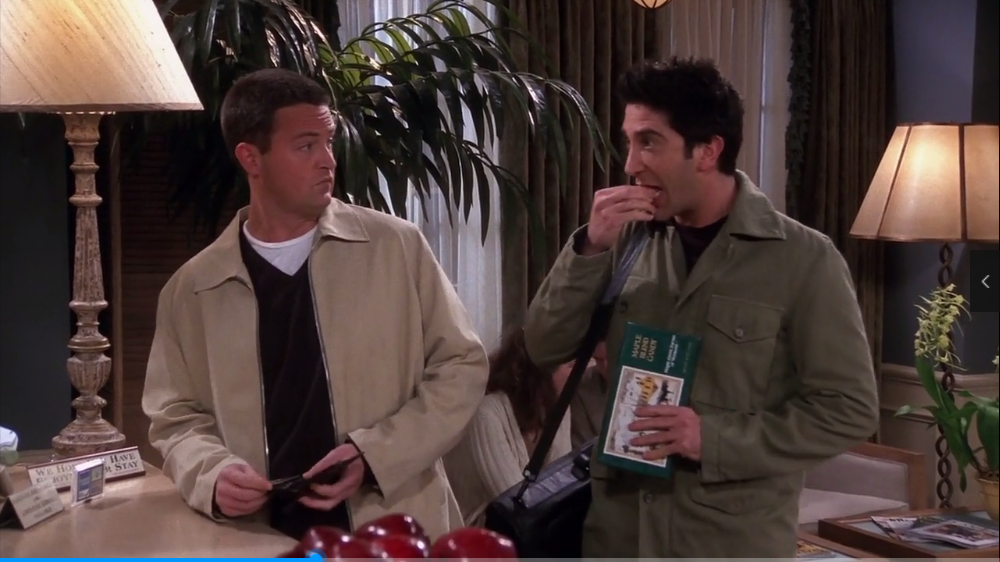 But he has to take Ross instead