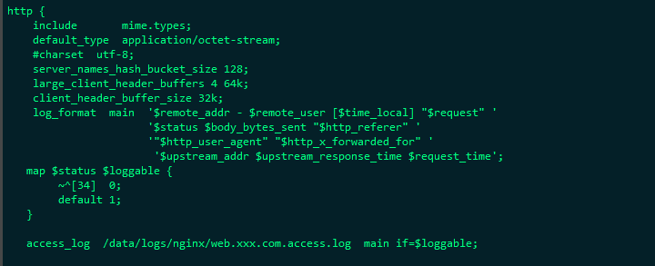 Nginx Access Log 设置访问日志 过滤日志中不成功的请求不输出到日志中 Bertram的博客 Csdn博客