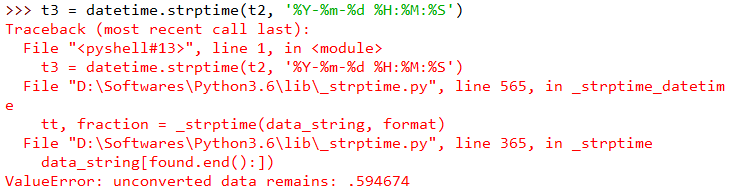 datetime.strptime()报错