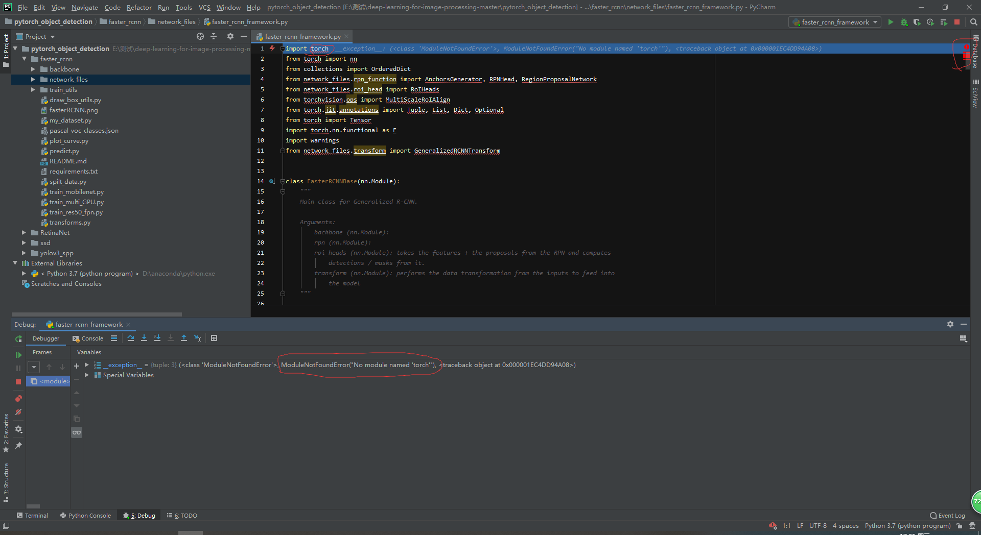 No module named psycopg2. MODULENOTFOUNDERROR: no Module named 'requests'. Torch Python. MODULENOTFOUNDERROR: no Module named 'networkx'. No Module named 'utils'.