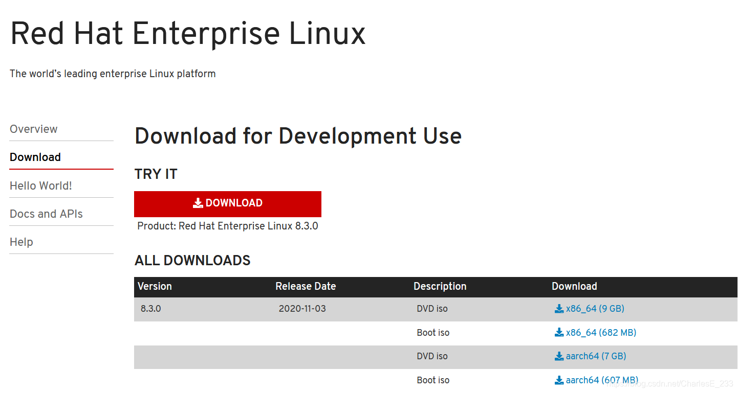 RHEL8 学习记录 #1 从官网下载 RHEL 8 镜像真的很快_rhel8下载-CSDN博客