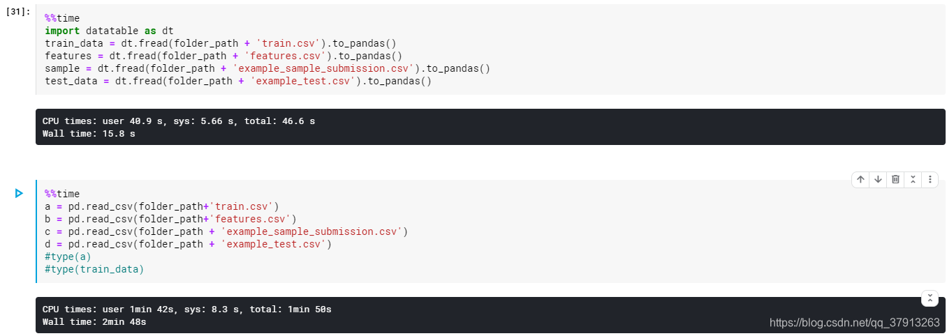 Python 加速数据读取_python pd打开csv慢-CSDN博客