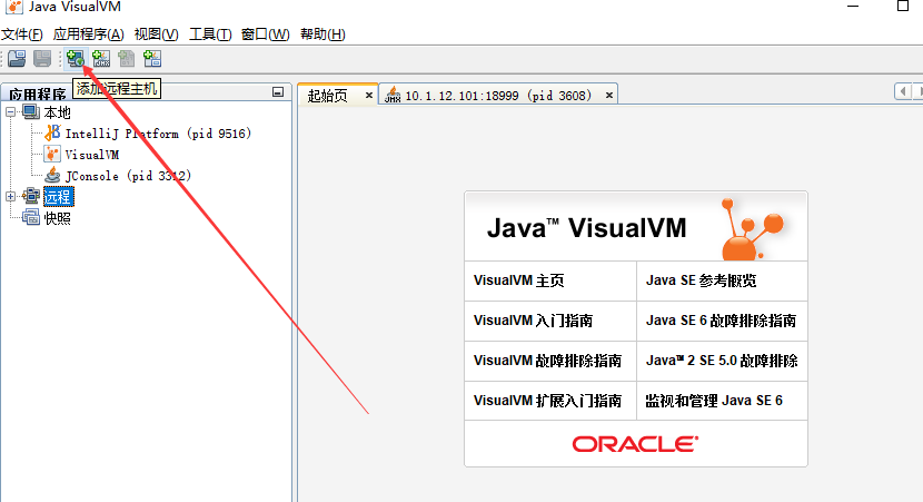 Java VisualVM remote primary configuration - Programmer Sought