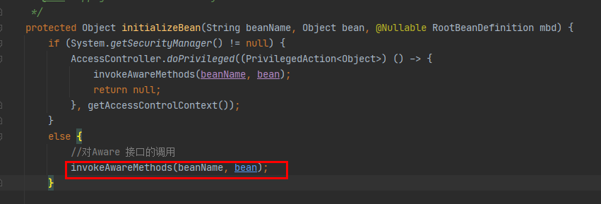 Spring various AWARE interface callback injection - Programmer Sought