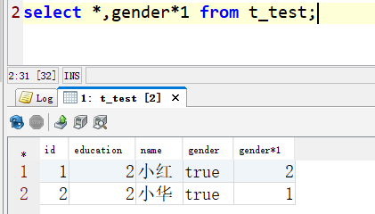 mysql中，字段类型为tinyint(1)，在查询时为啥不显示正常的数字而是true或false？_tinyint类型*1-CSDN博客
